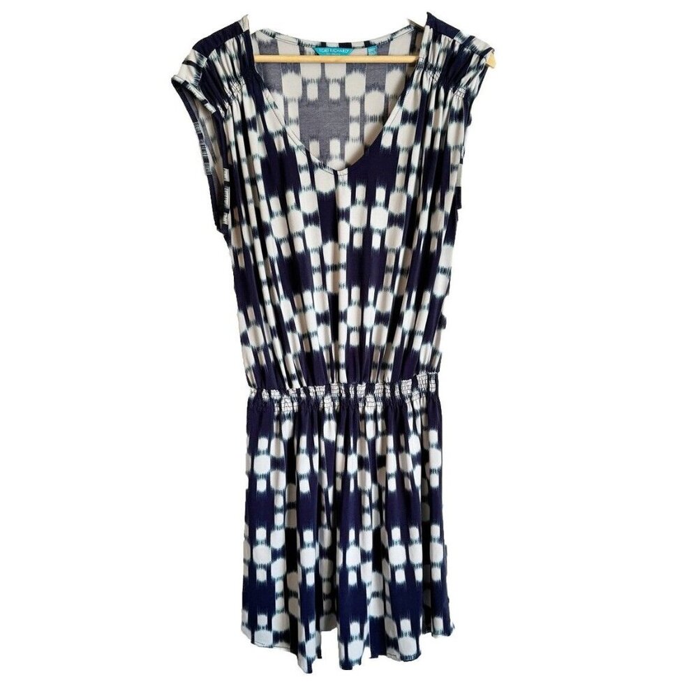 Tori Richard Honolulu Blue Dress Women’s Small Short Sleeves Resort Vacation